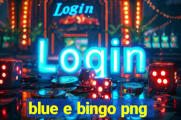 blue e bingo png